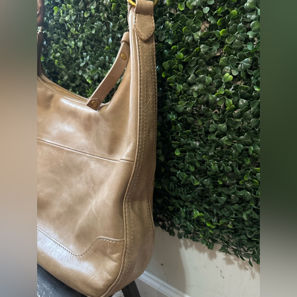 Frye Tan Leather Hobo Shoulder Bag - Picture 10 of 16